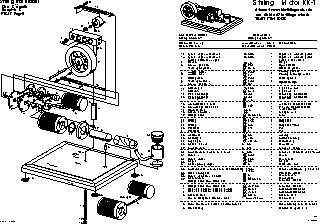 Stirlingmotor Explosionszeichnung