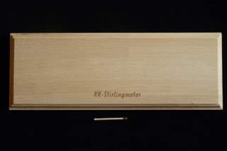 Buchenholzgrundplatte fÃ¼r Stirlingmotor KK-2